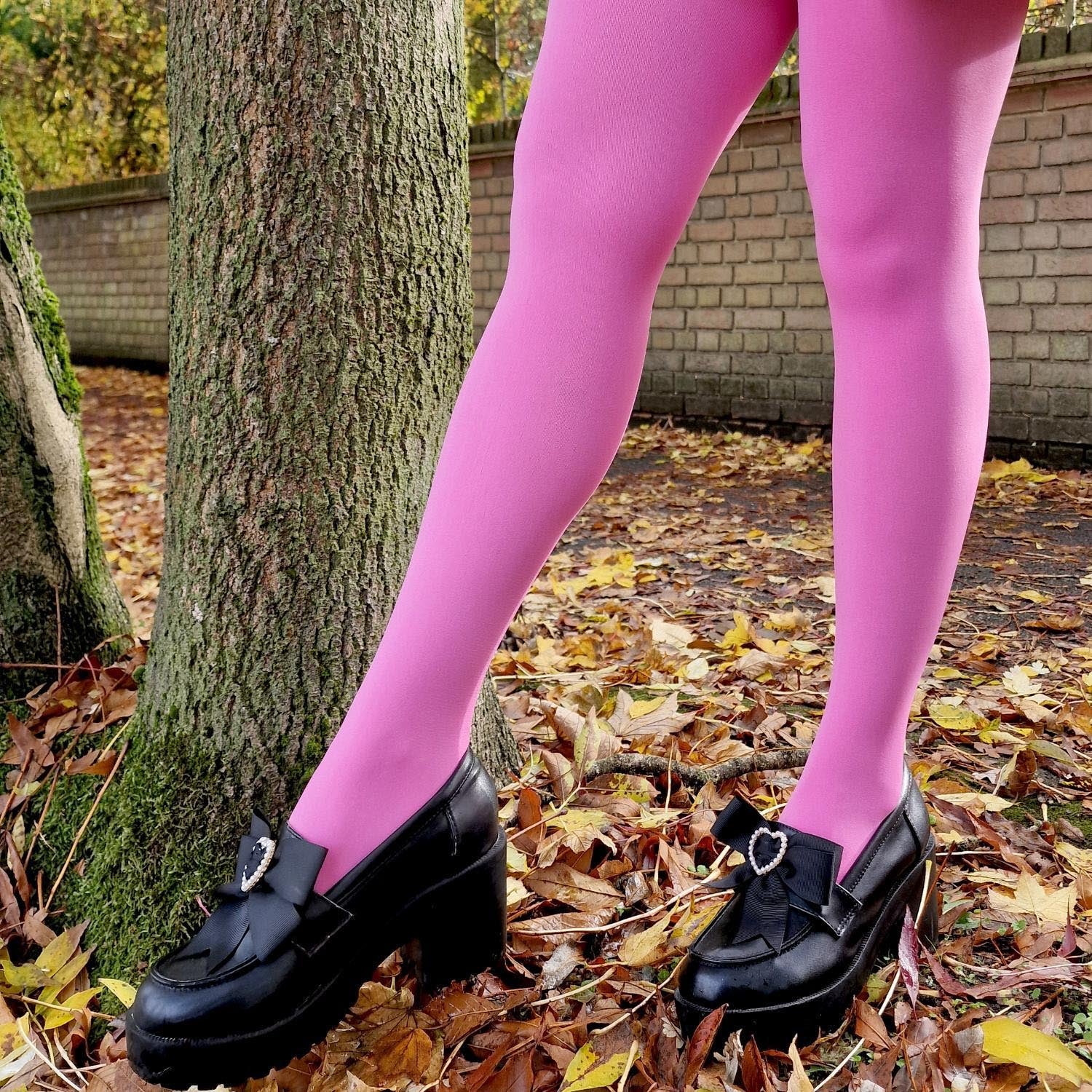 120 Denier Tights - Pink Lady - Zenithce