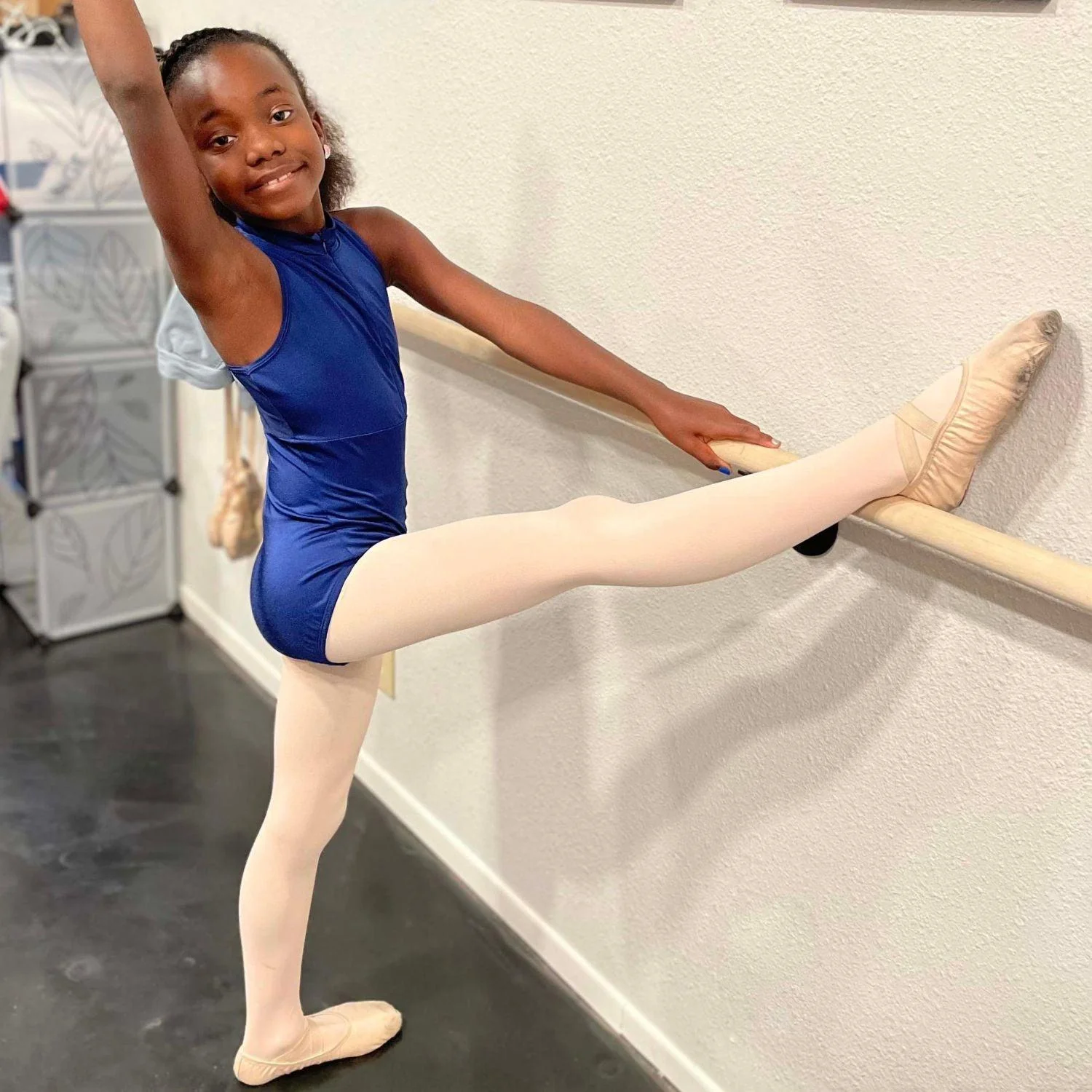 Tween Convertible Dance Tights - Pink - Zenithce