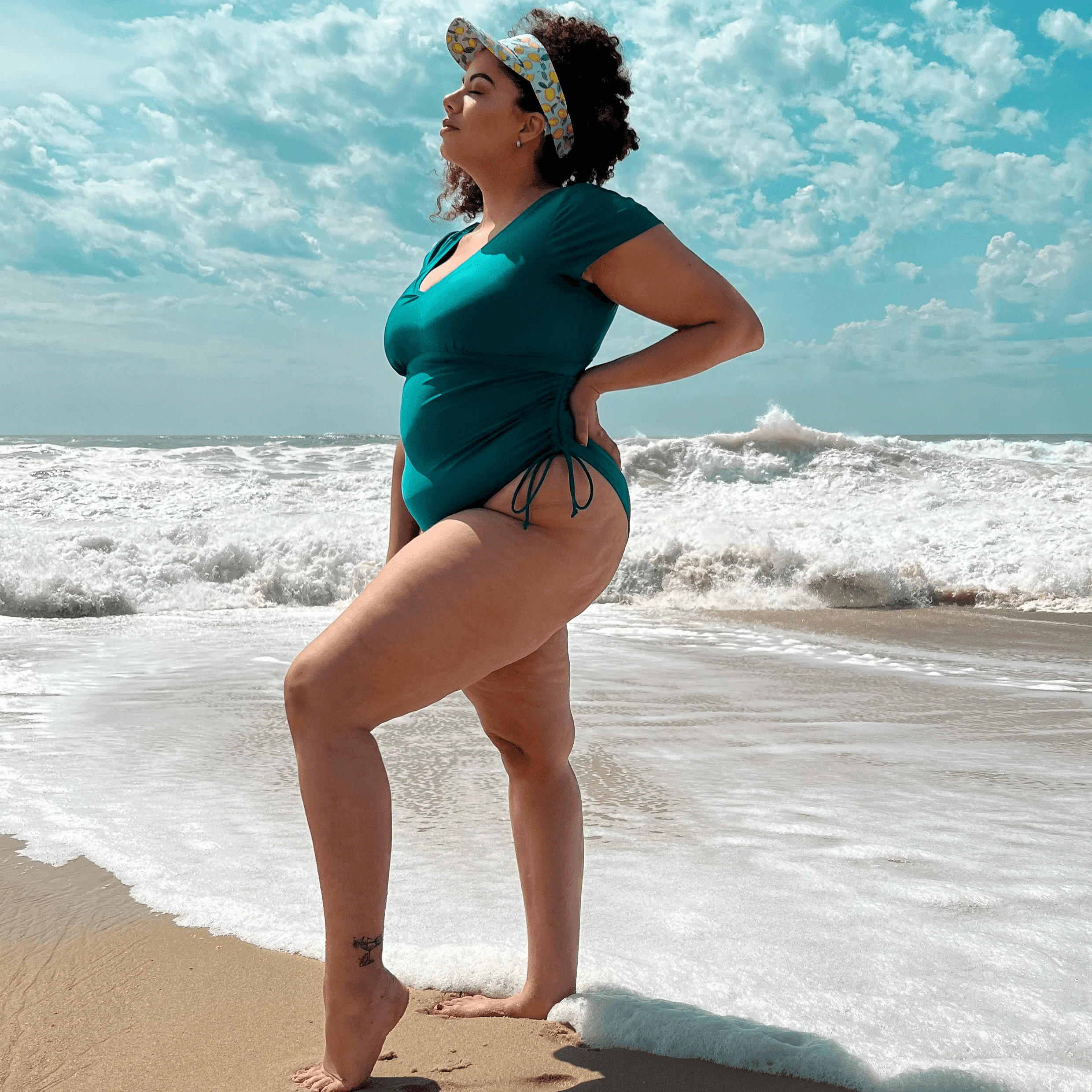 Show me the money Swimsuit - Teal - Zenithce