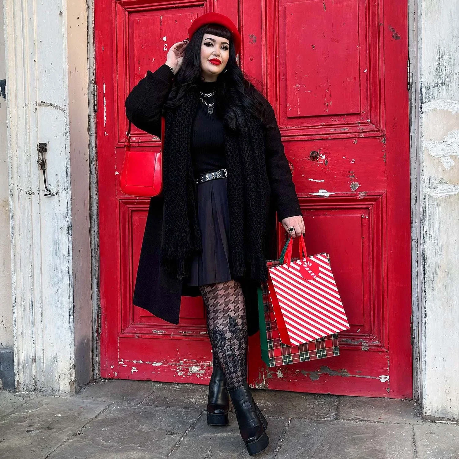 Christmas Tights - Puppy Teef - Zenithce