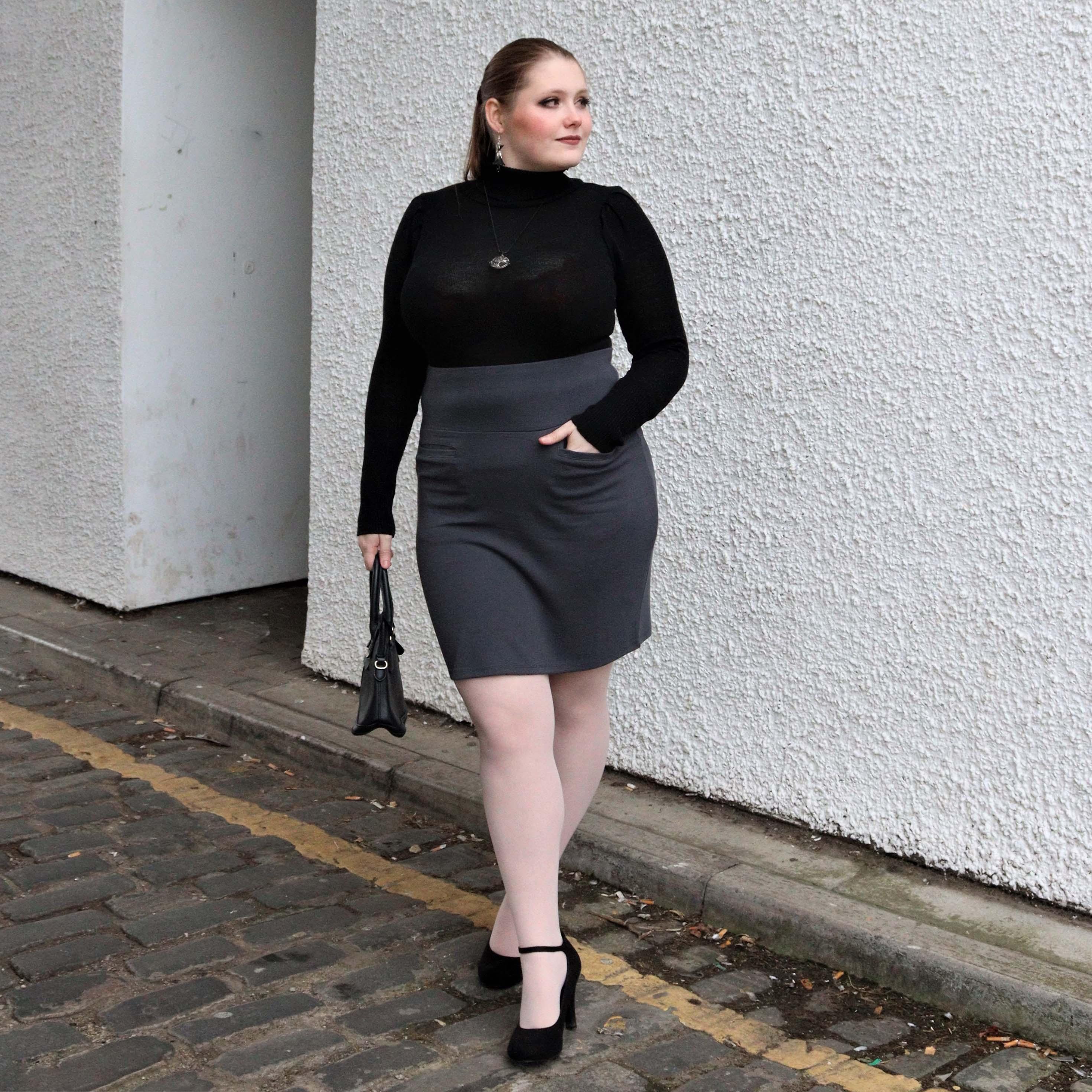 Mini Skirt - Slate Grey - Zenithce