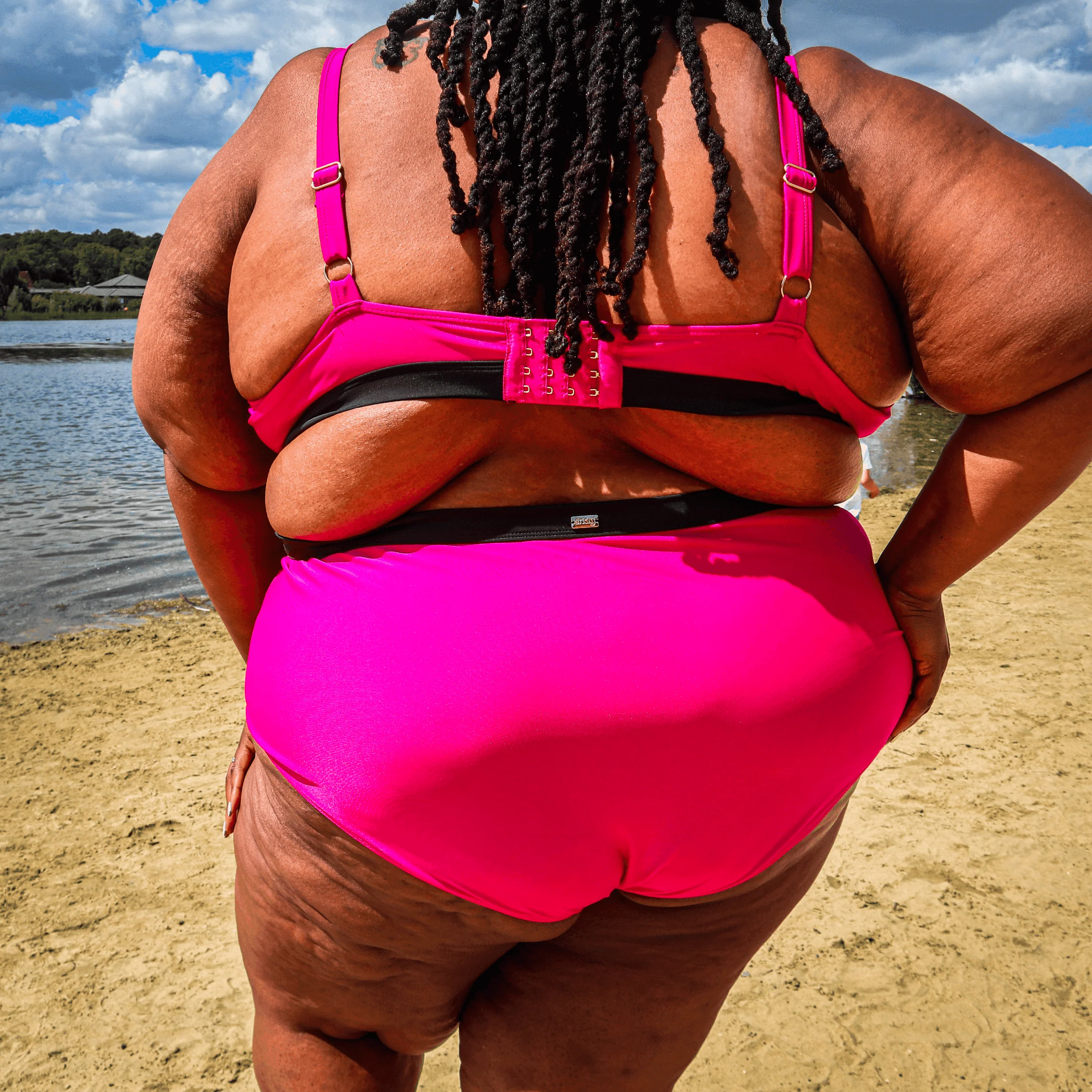 Hasta La Vista Bikini Top - Hot Pink - Zenithce