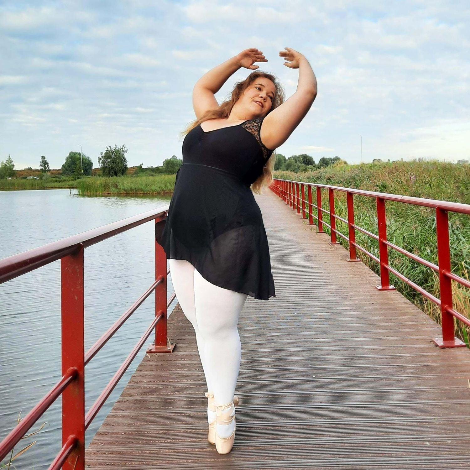 Convertible Dance Tights - White - Zenithce