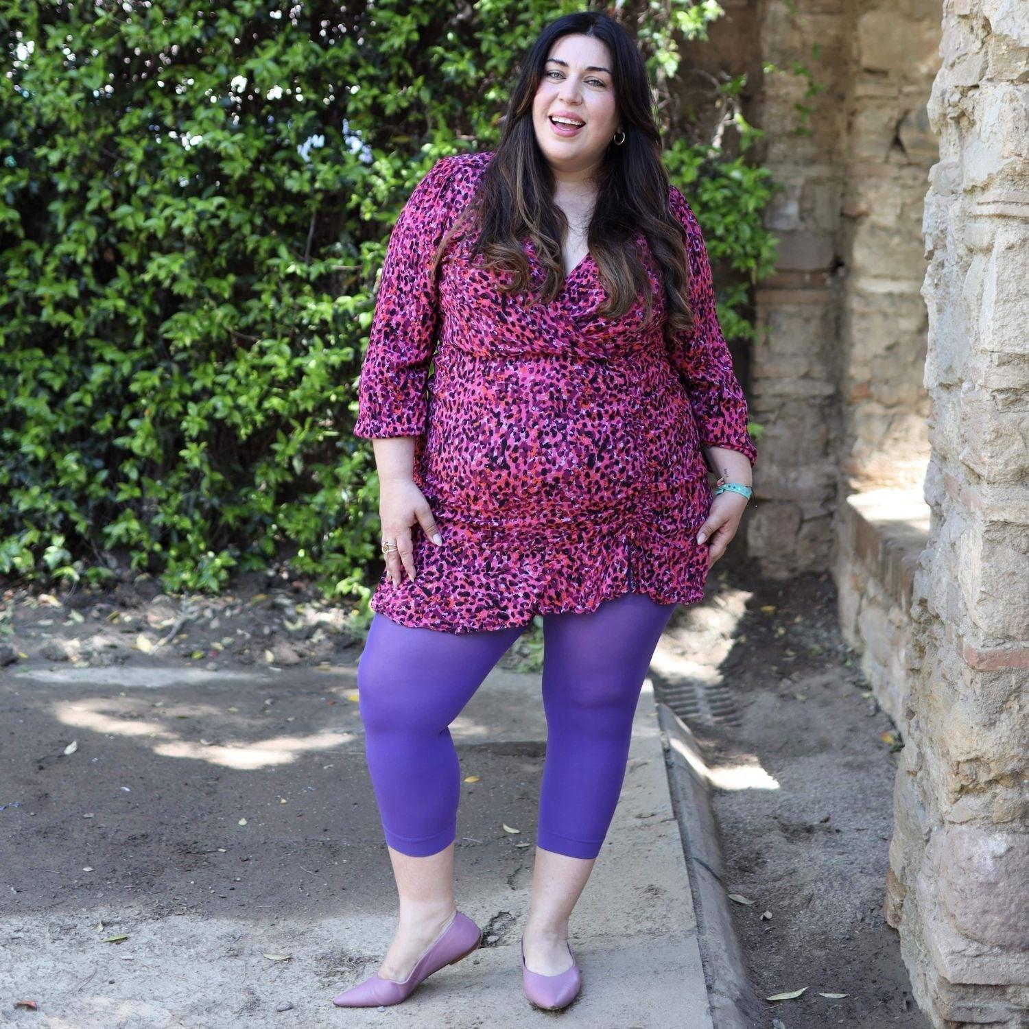 Stay Cool Capri Tights - Iris - Zenithce