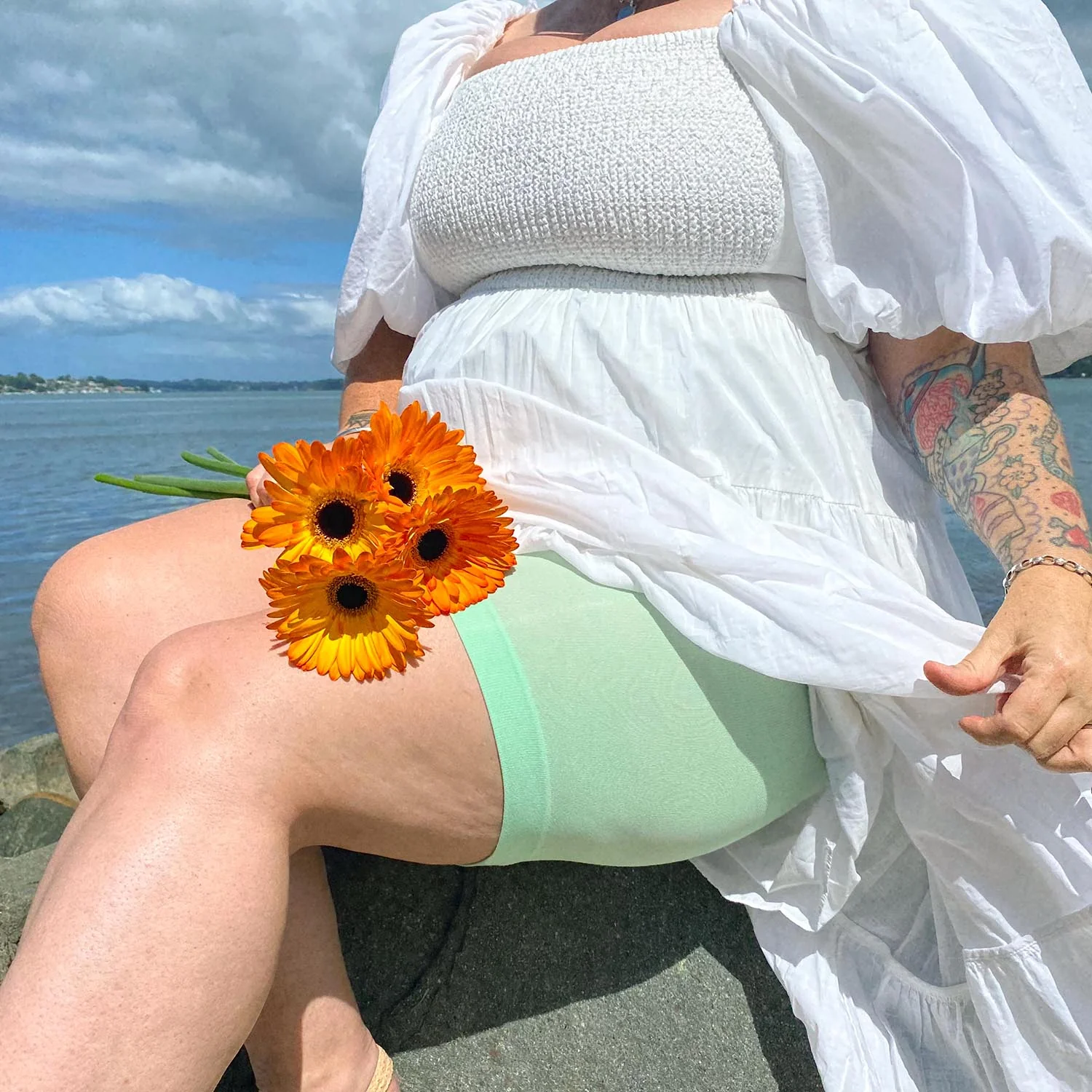 Stay Cool Chub Rub Shorts - Pistachio - Zenithce