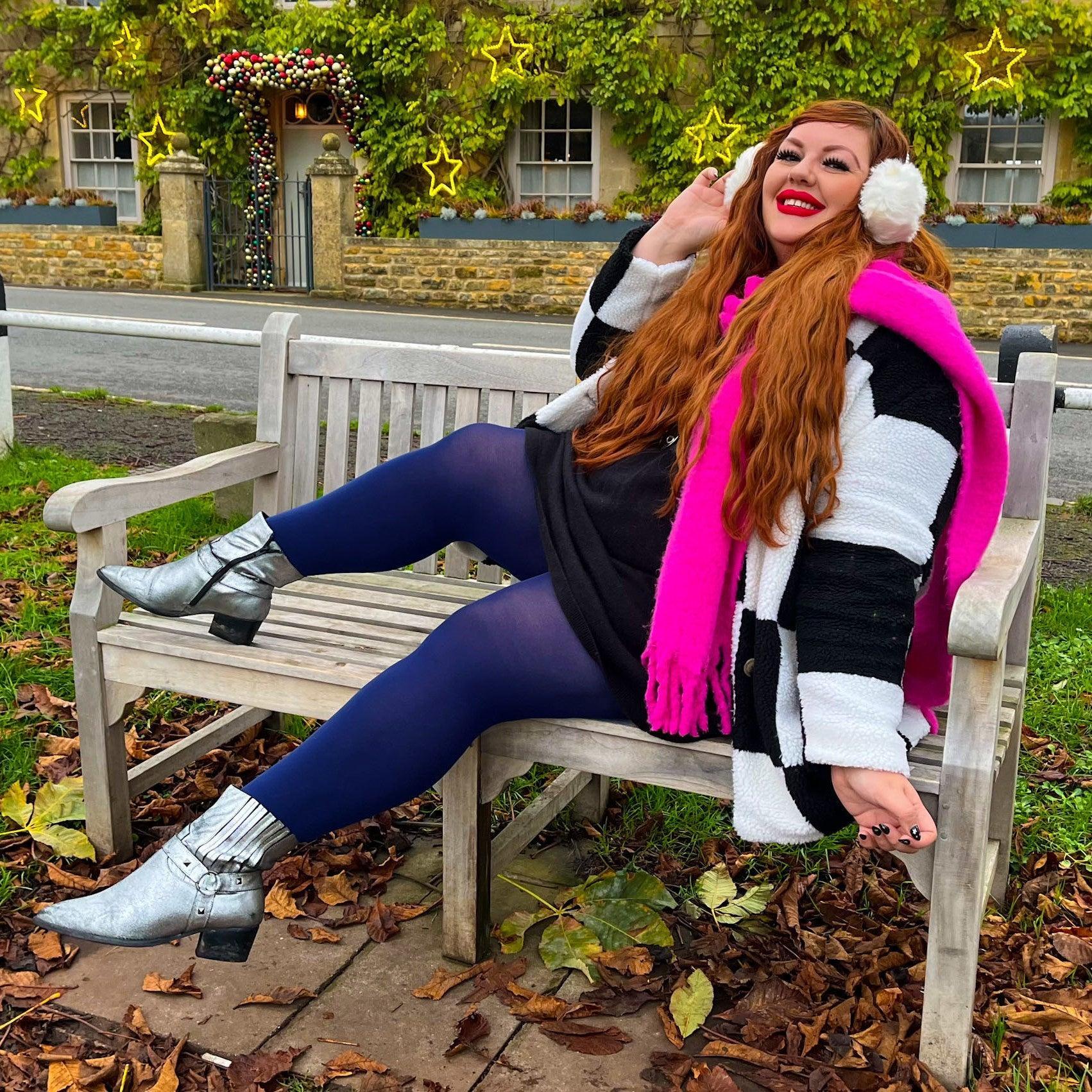 80 Denier Tights - Navy - Zenithce