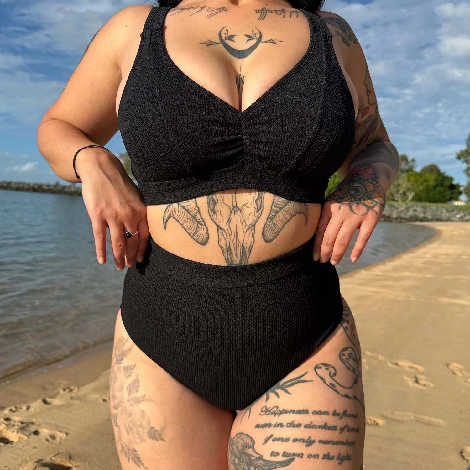 Tidelands Bikini - Black - Zenithce