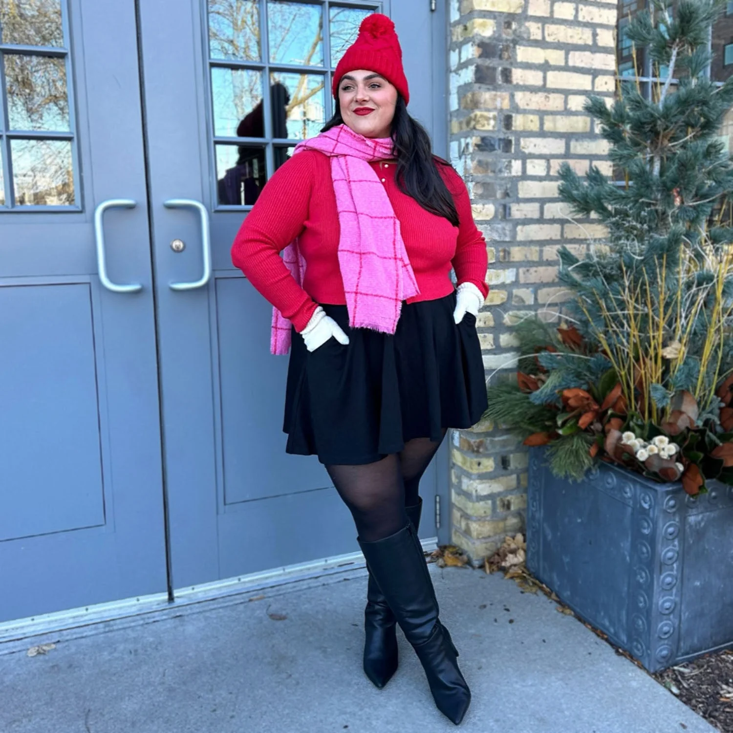 Mini-Flare Skirt - Black (V2) - Zenithce