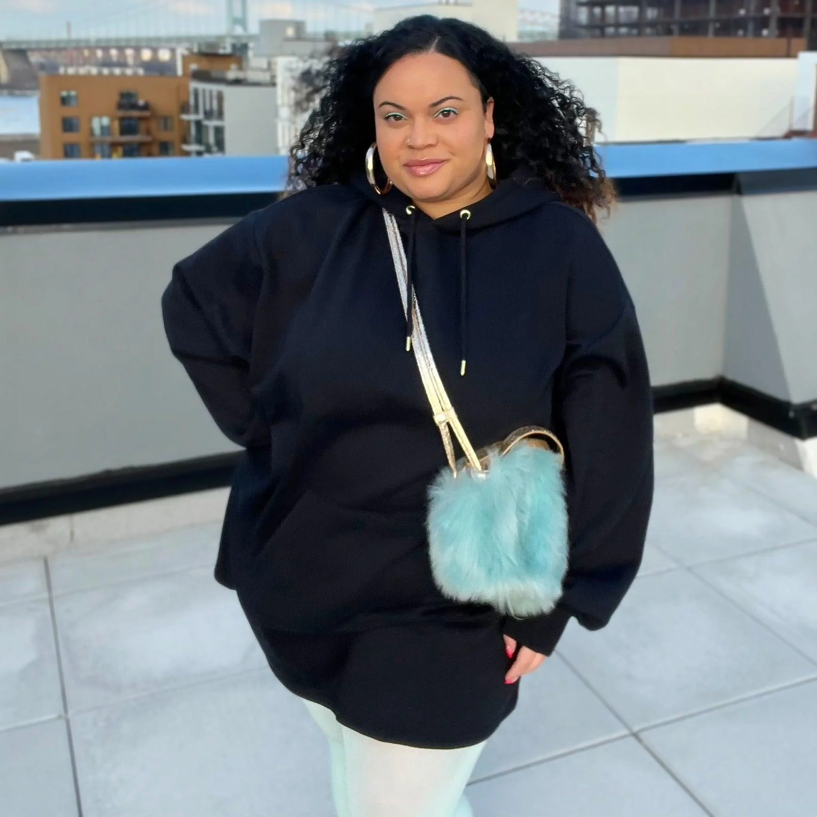 Organic Cotton Longline Hoodie - Zenithce