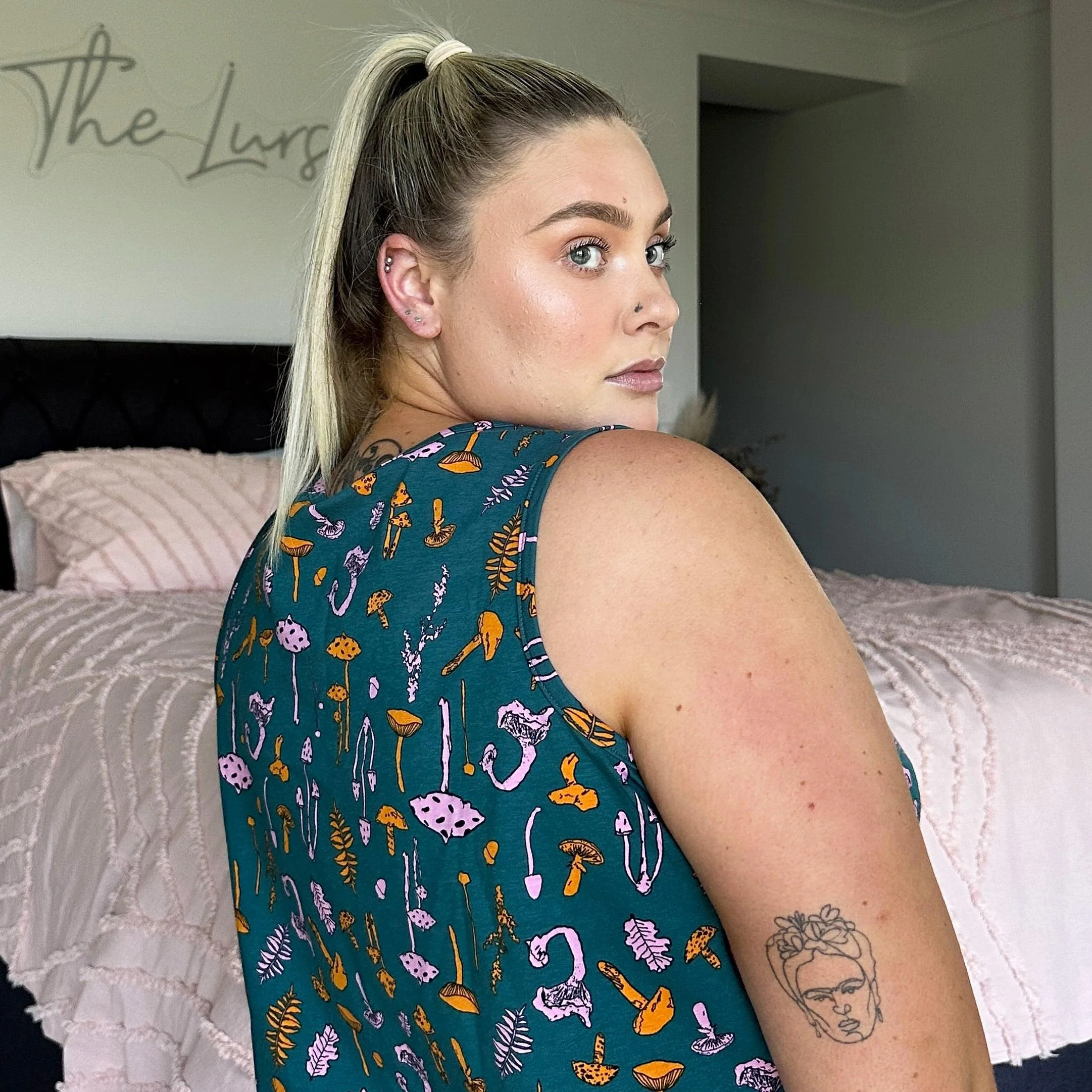 Organic Cotton PJ Vest - Mushie Patch - Zenithce