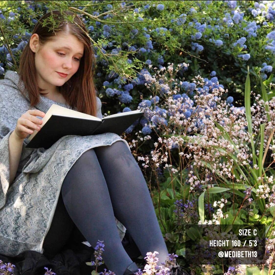 80 Denier Tights - Slate - Zenithce