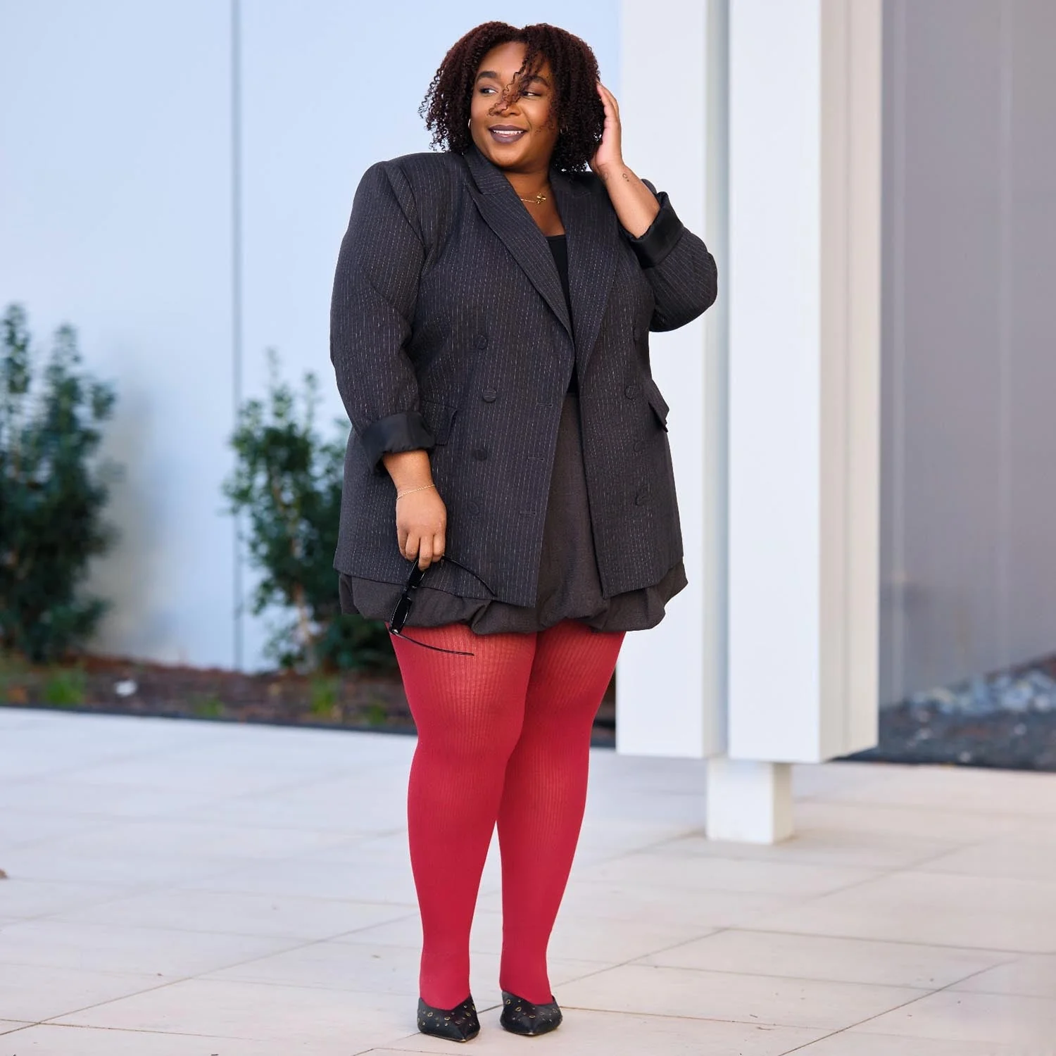 Ionic Ribbed Tights - Pirouette - Zenithce