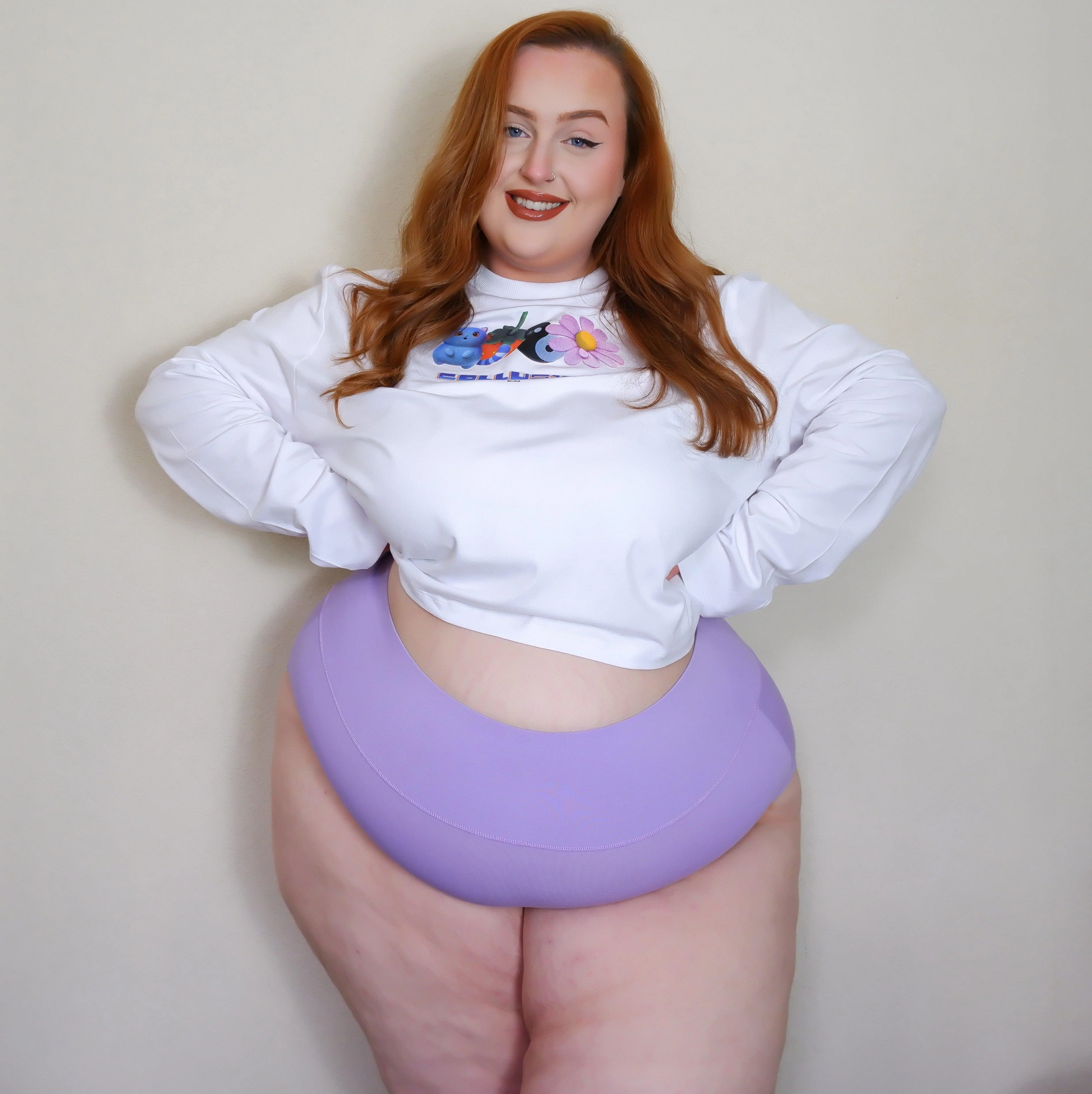 Organic Cotton Full Brief Knickers - Cassis de Violet - Zenithce