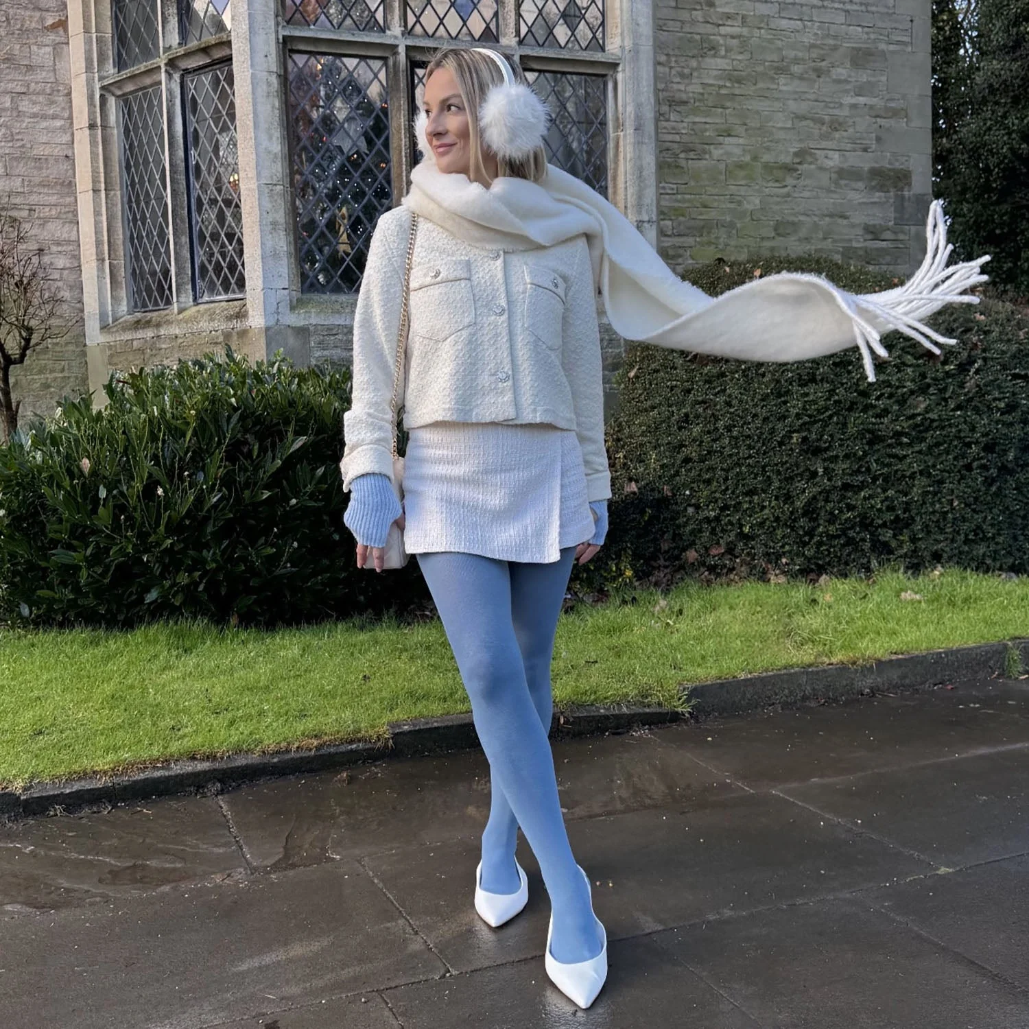 Bamboo Tights - Denim - Zenithce