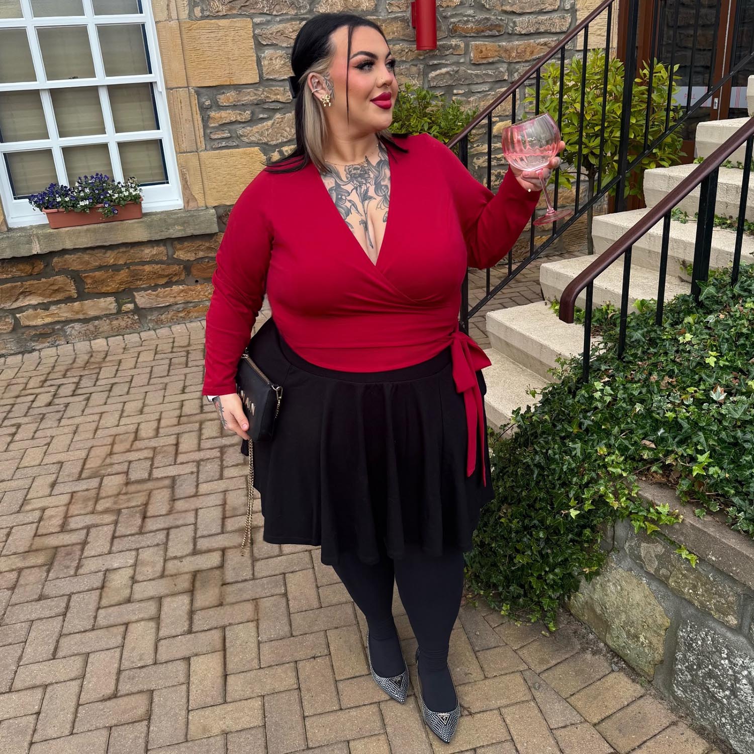 Organic Cotton Wrap Top - Pirouette - Zenithce