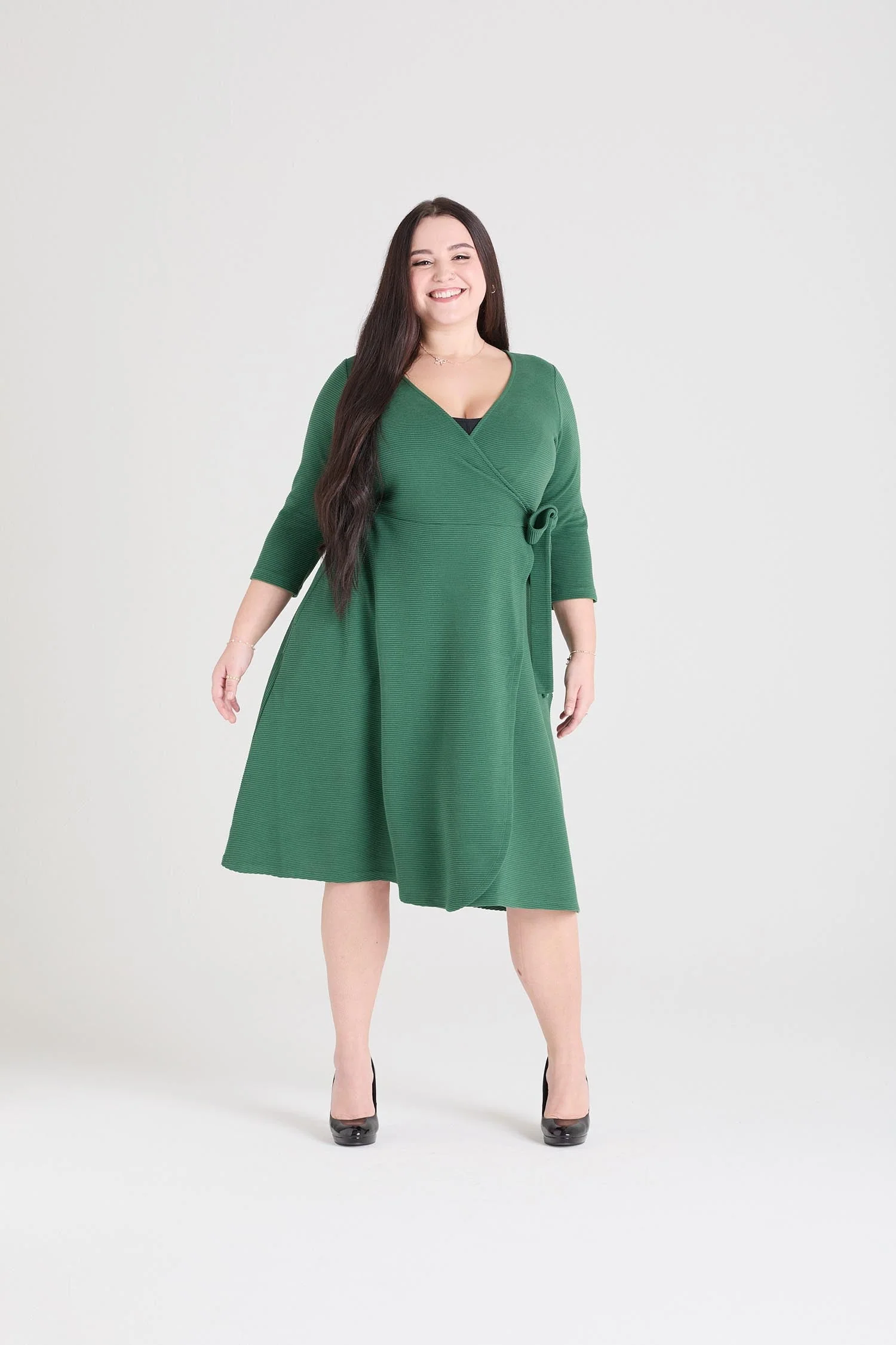 Ottoman Wrap Around Dress - Petit Pois - Zenithce