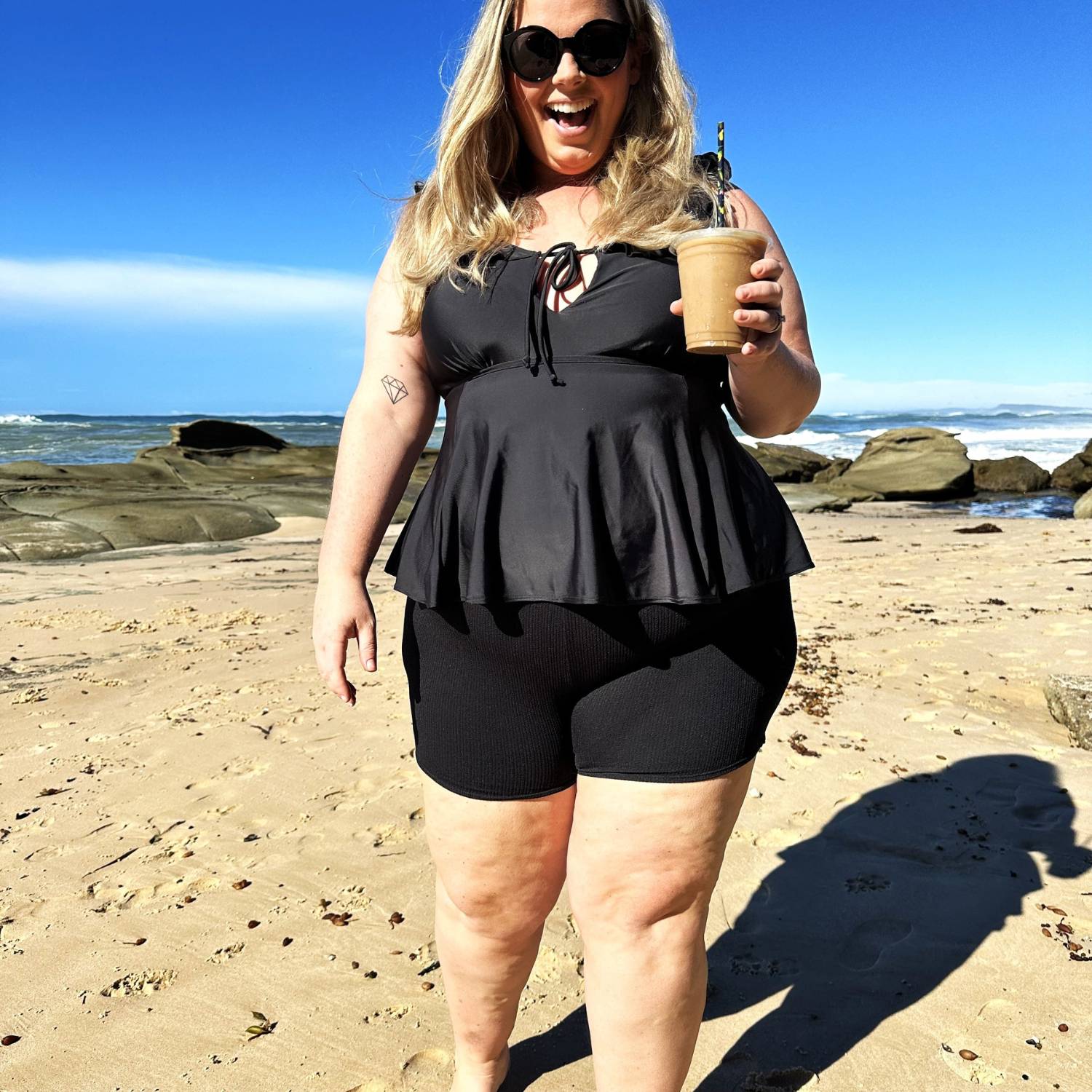 Day Off Bikini Shorts - Black - Zenithce