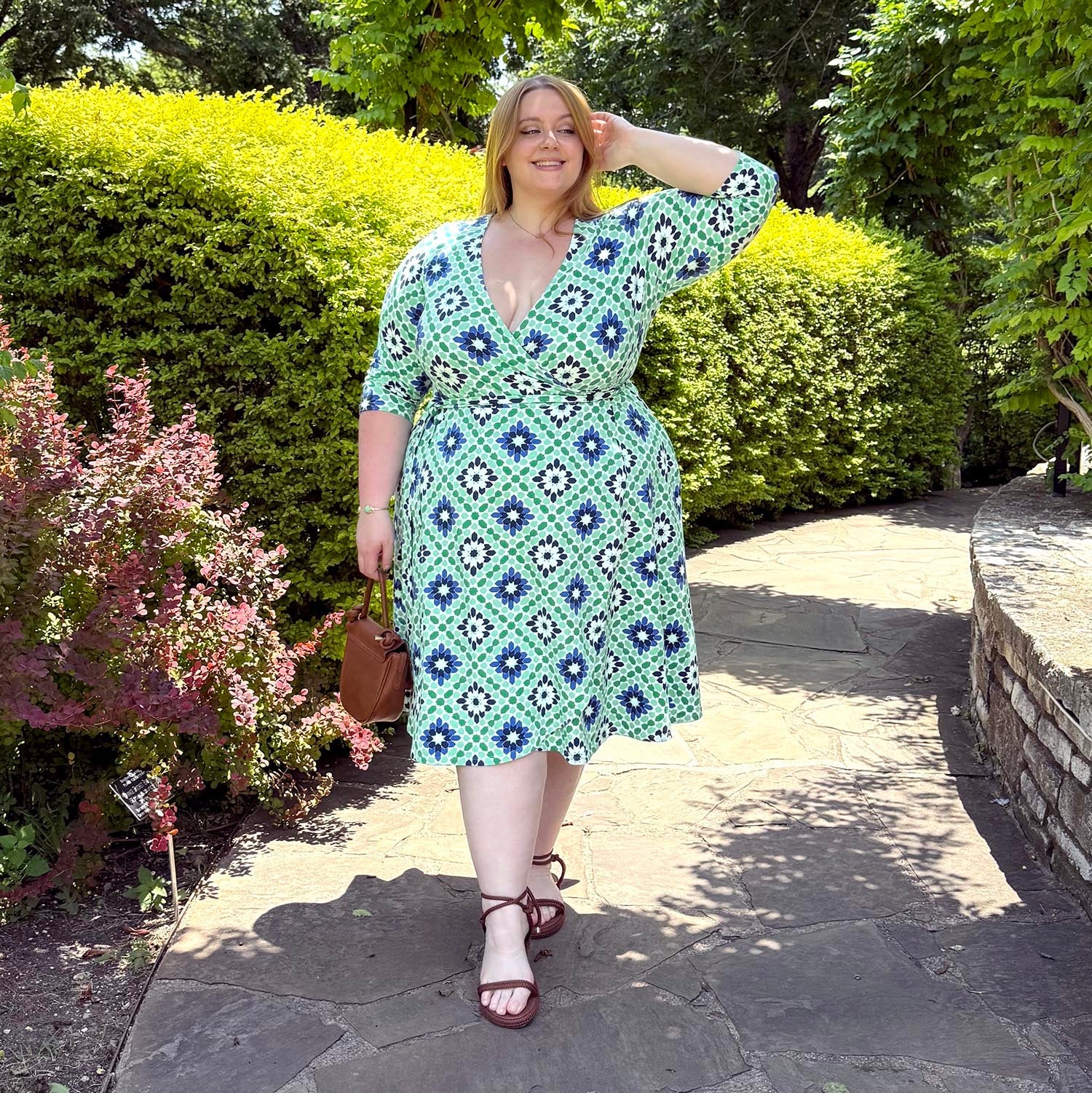 Wrap Dress - Blue Pearl - Zenithce