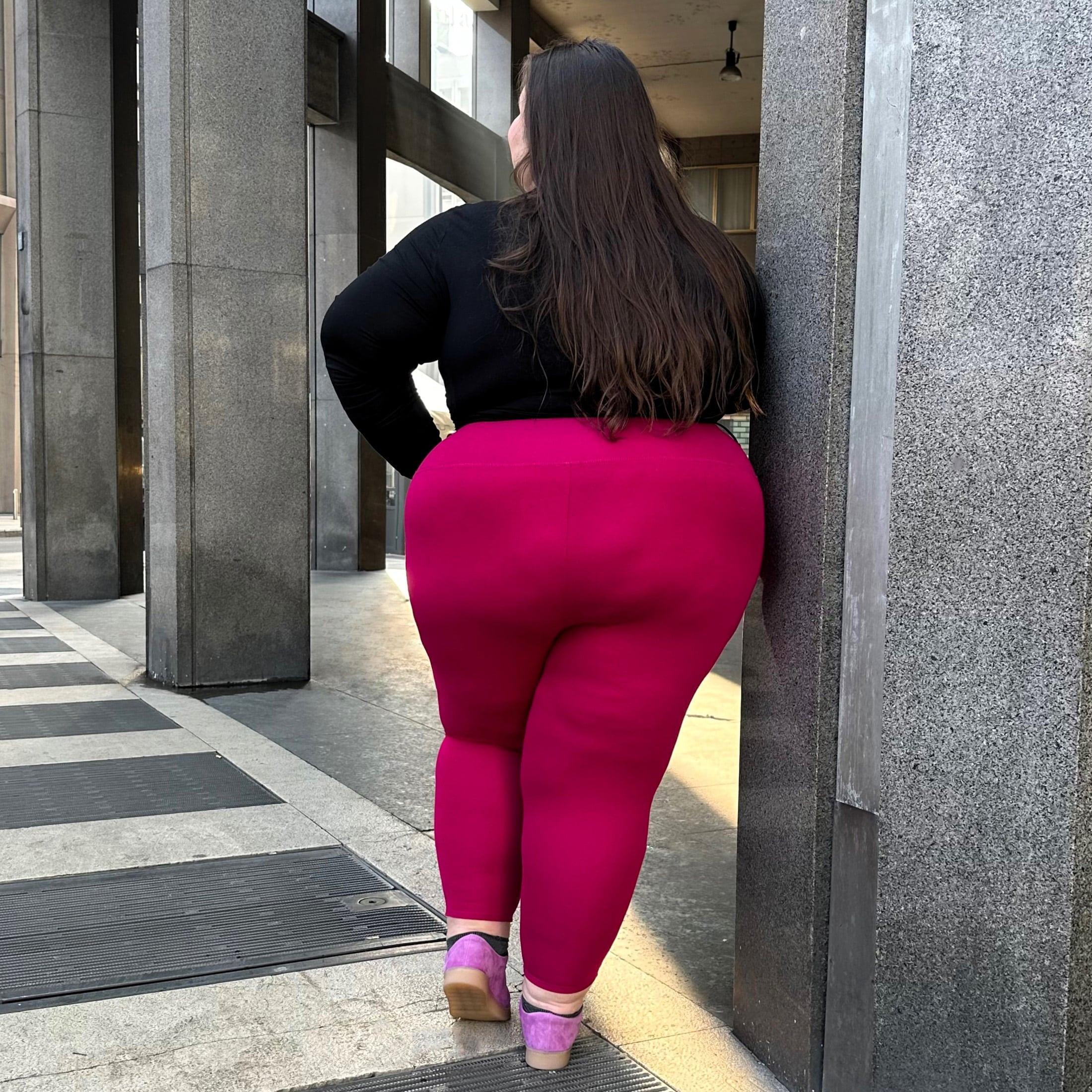 Squat Proof Leggings (Short) - Raspberry Pie - Zenithce