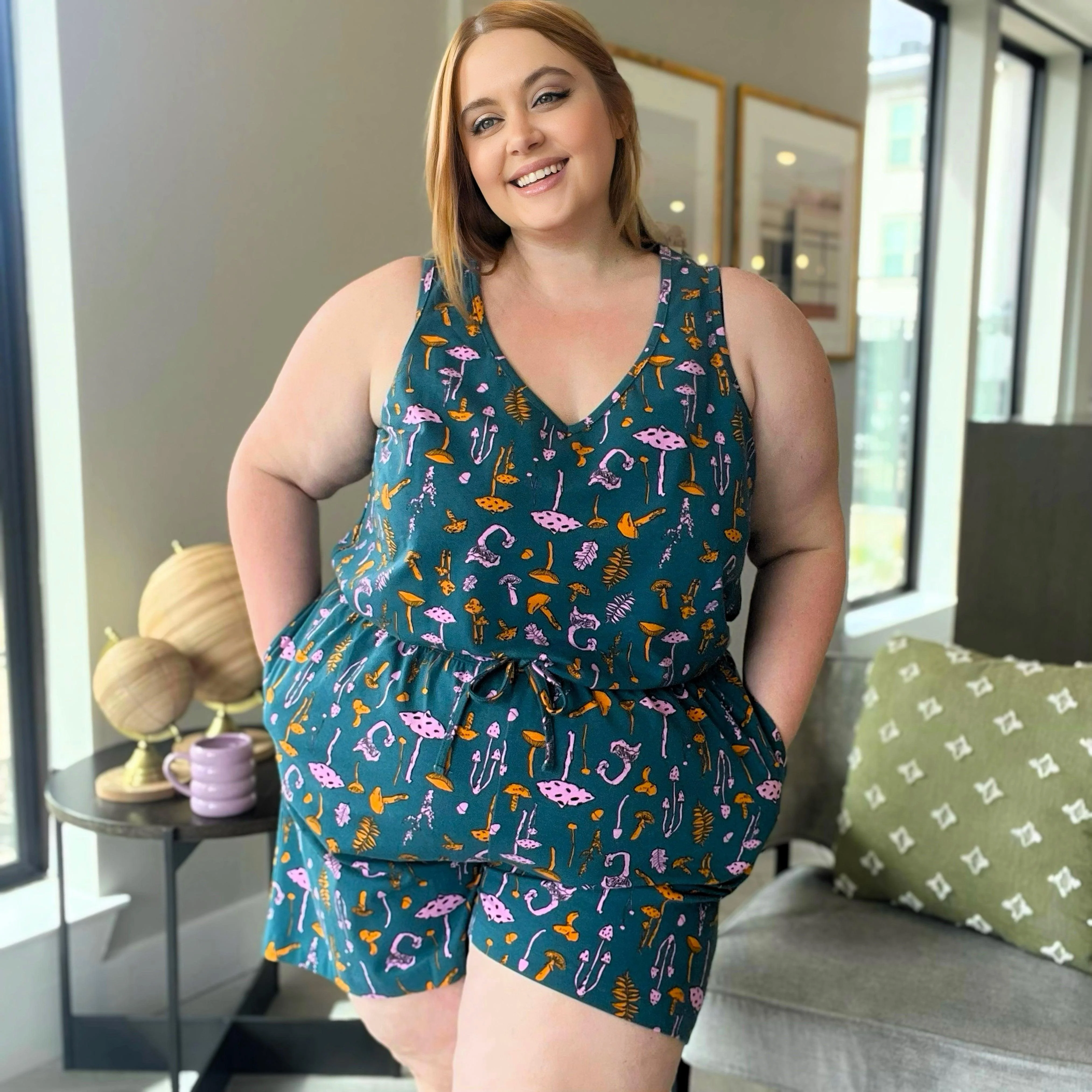 Organic Cotton PJ Vest - Mushie Patch - Zenithce