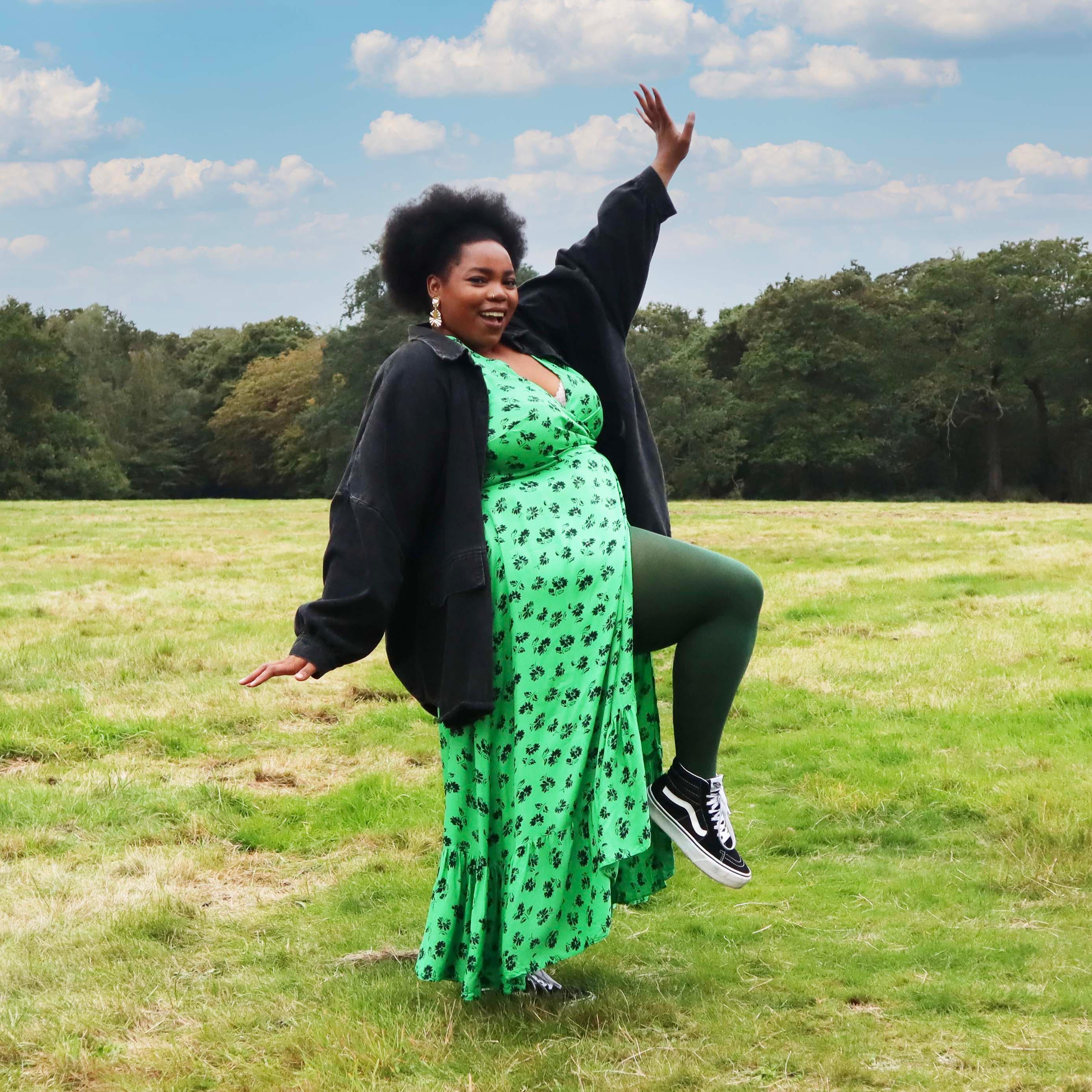 80 Denier Tights - Hit the Bottle Green - Zenithce