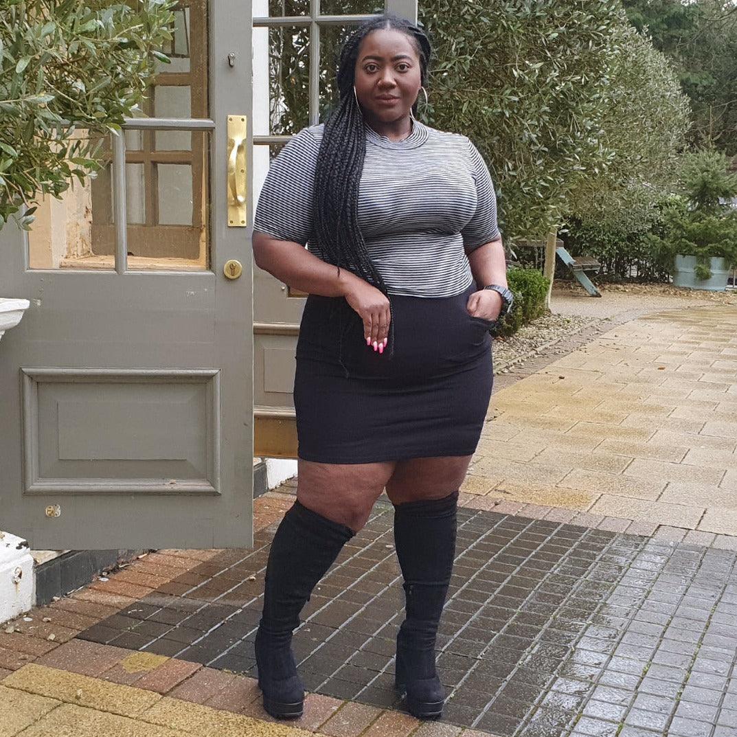 Mini Skirt - Black - Zenithce