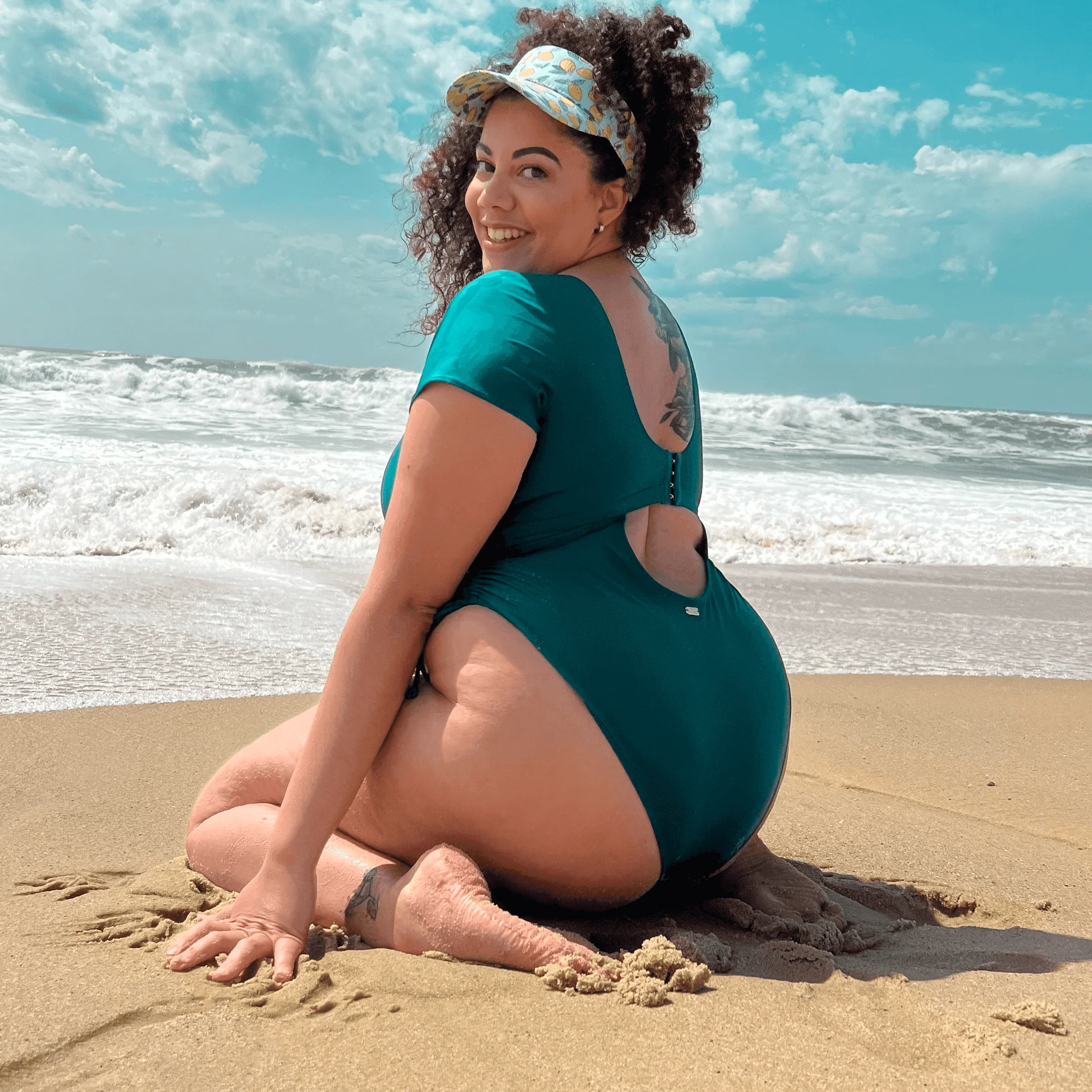 Show me the money Swimsuit - Teal - Zenithce