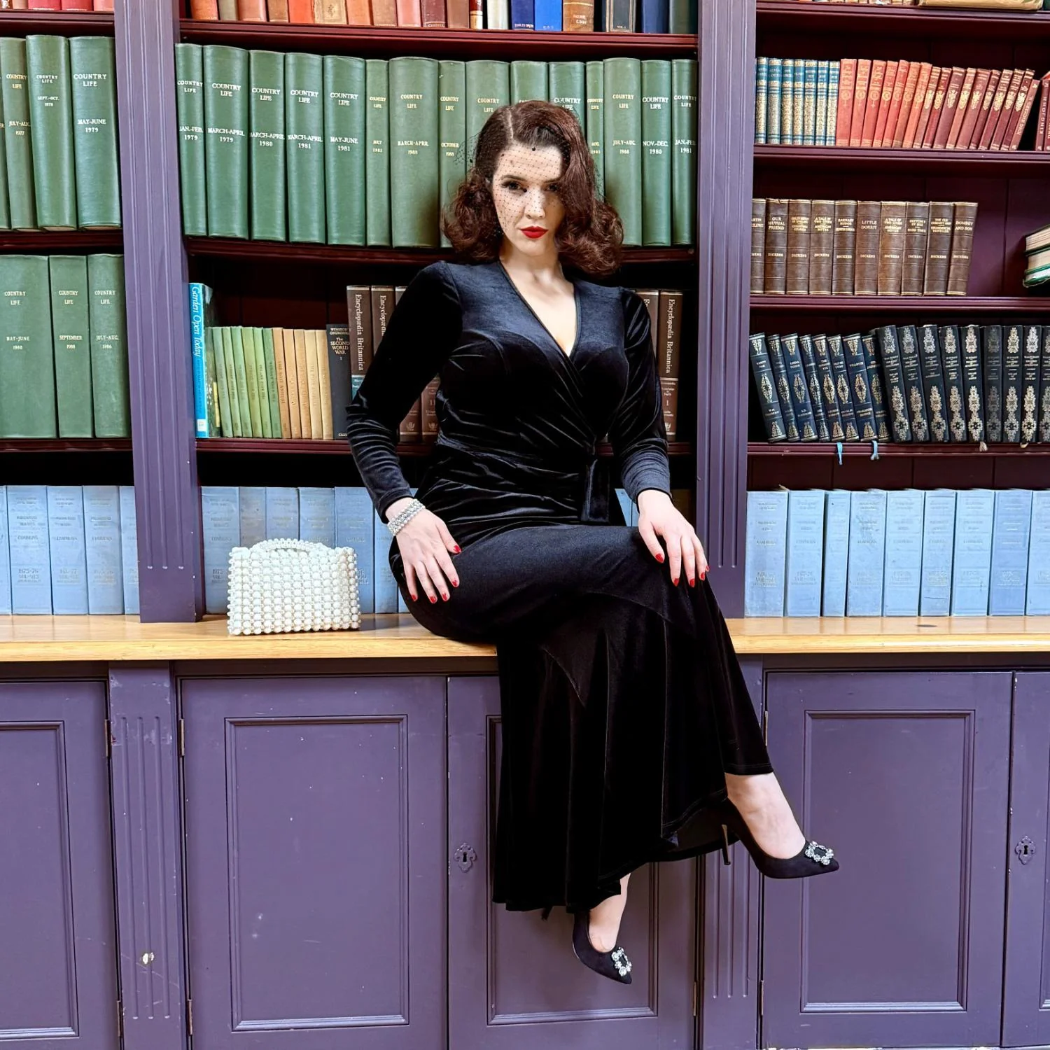 Velvet Mermaid Skirt - Black - Zenithce