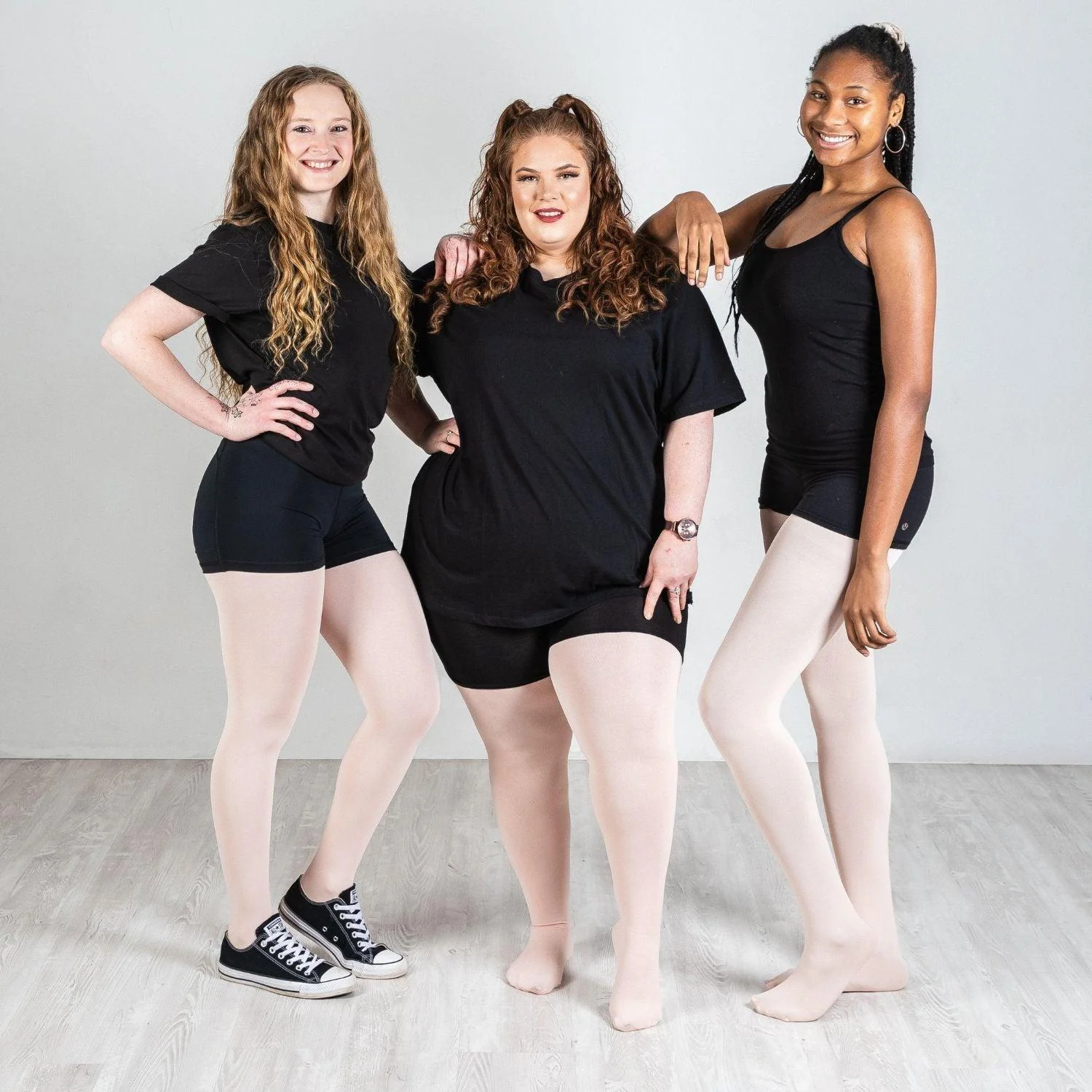 Convertible Dance Tights - Pink - Zenithce