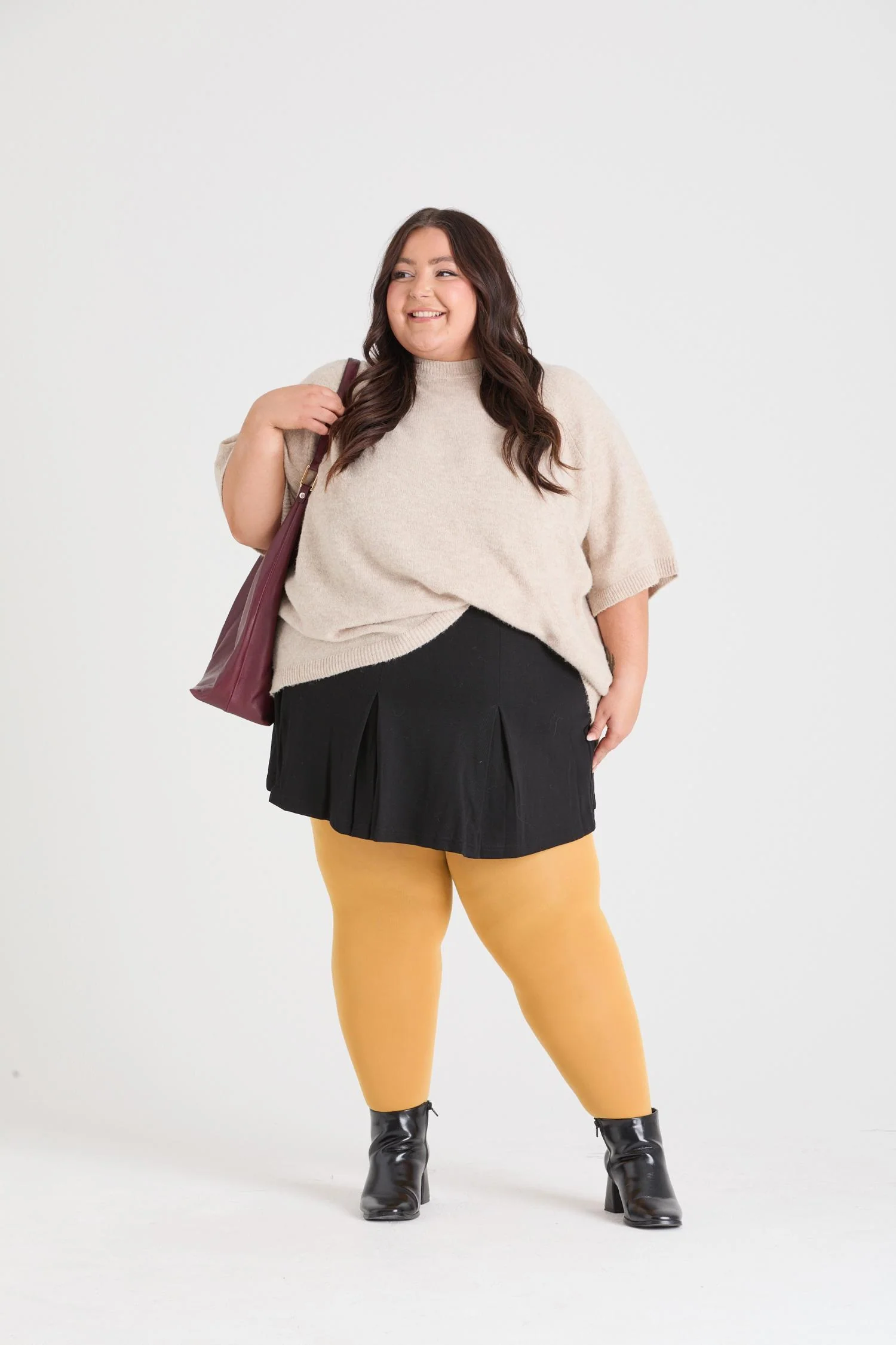 80 Denier Tights - Colonel Mustard - Zenithce