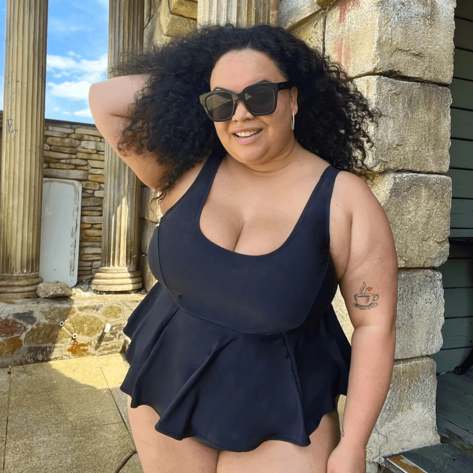 Who you gonna call? Bikini Top - Black - Zenithce